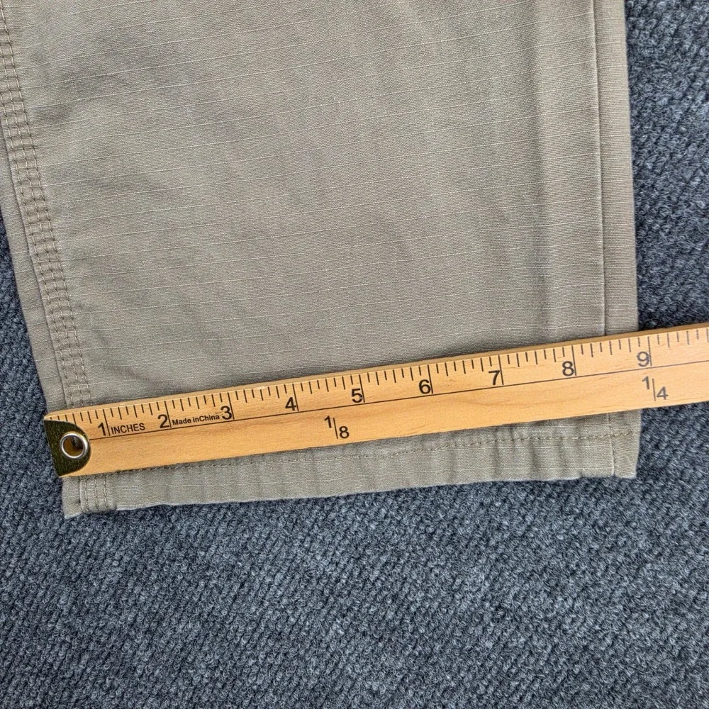 Wrangler Riggs Workwear Carpenter Pants Men's 32x32 Khaki Ripstop Relaxed Fit